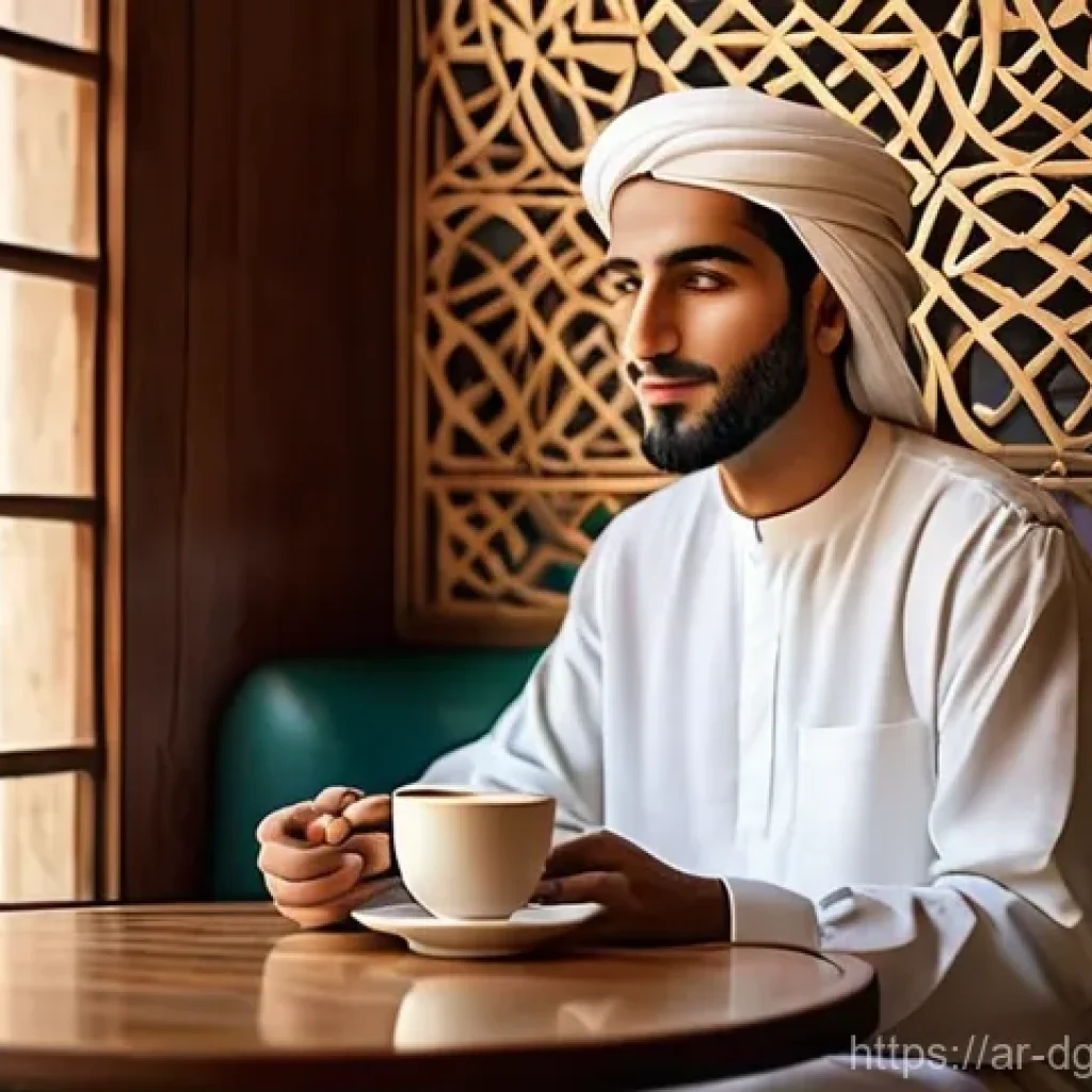 디지털 광고 타겟팅에서의 가치 제안 - **Prompt 1: The Authentic Arab Relaxation Experience**
    A serene, warm-toned image featuring a yo...