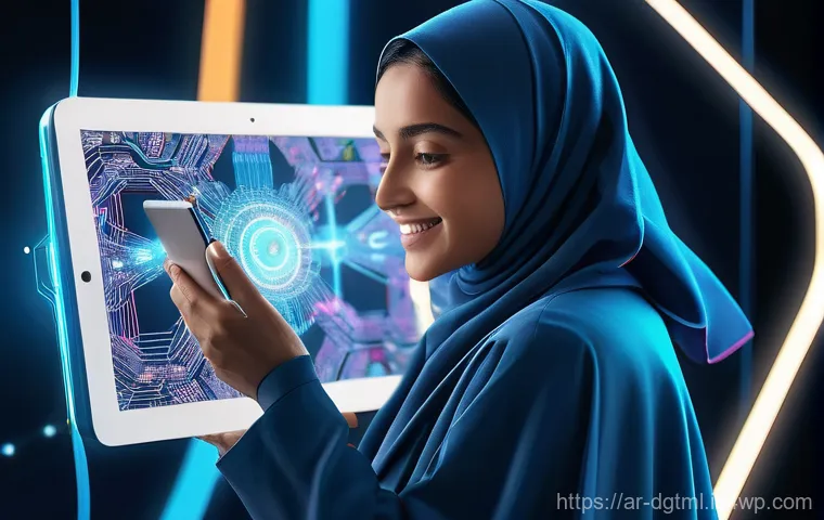 소비자 행동 변화에 따른 광고 전략 조정 - **Prompt:** A diverse group of young adults and families, reflecting an Arabic demographic, are imme...