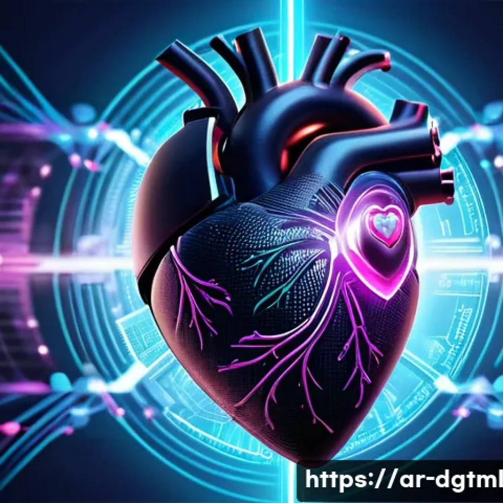 디지털 광고 채널별 타겟팅 차이점 - **Prompt: The AI Core of Digital Targeting**
    A futuristic, abstract illustration depicting artif...